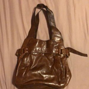 Kooba double strap leather tote